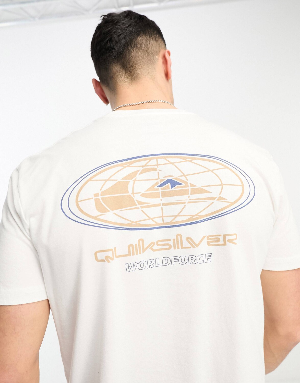 

Белая футболка Quiksilver on the grid, Белый