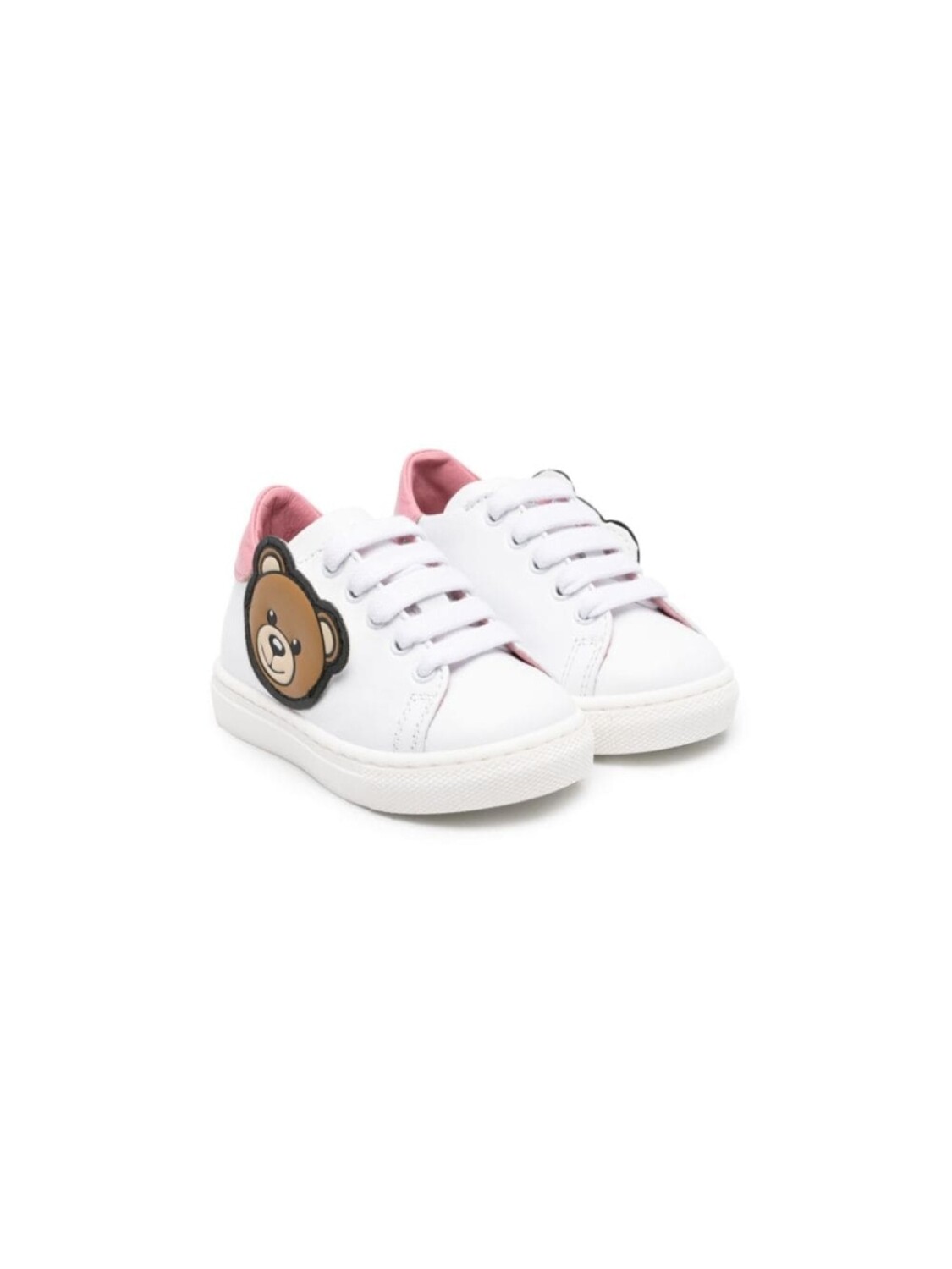 

Moschino Kids кроссовки с аппликацией Teddy Bear, белый