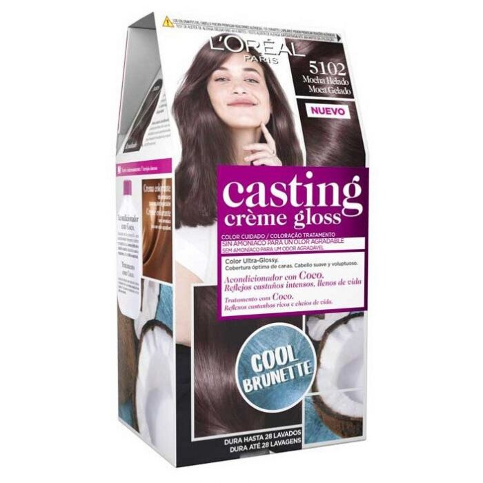 

Краска для волос Casting Creme Gloss Tintes L'Oréal París, 5102 Mocha Helado