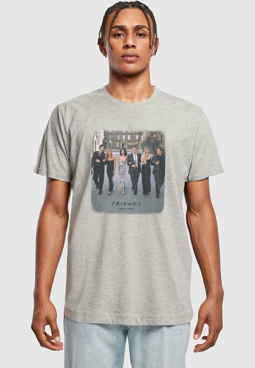 

Футболка с принтом Friends Reunion ABSOLUTE CULT, цвет heather grey