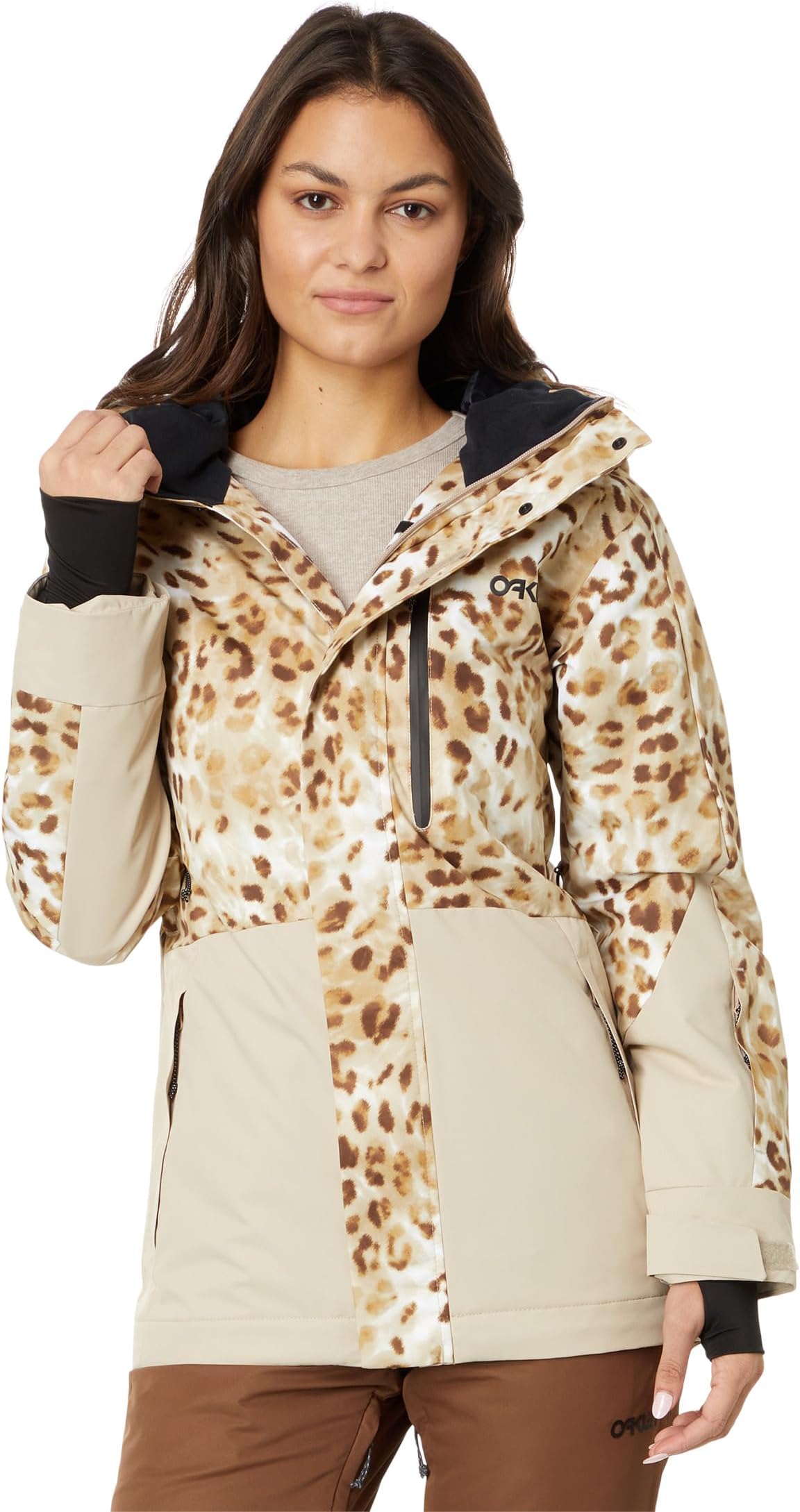 Куртка TNP TBT Insulated Jacket Oakley, цвет Cheetah Tie-Dye Print куртка zara tie dye print faux shearling антрацитово серый