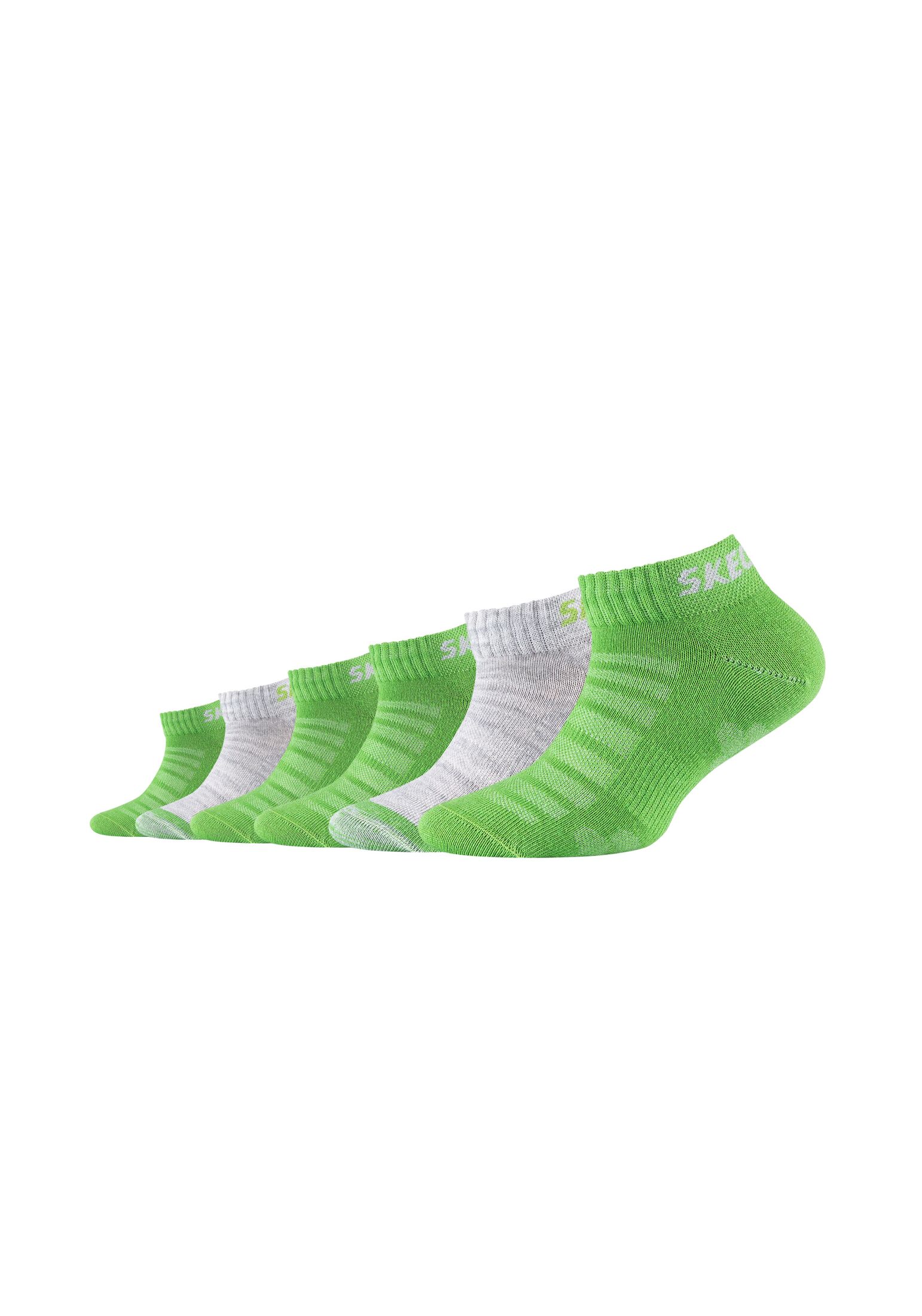 Носки Skechers Sneaker 6 шт mesh ventilation, цвет cactus