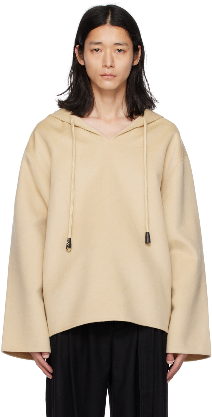 

Beige Moshe Hoodie Nanushka