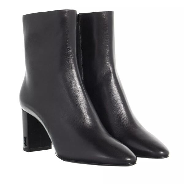 

Сапоги lou ankle boots in smooth leather Saint Laurent, черный