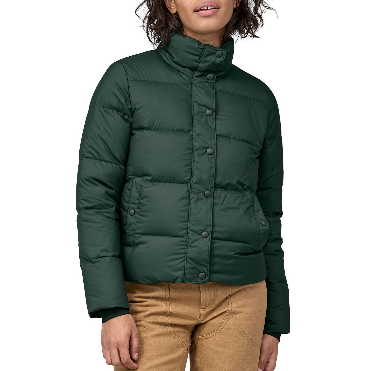 

Куртка Patagonia Silent Down, цвет Northern Green