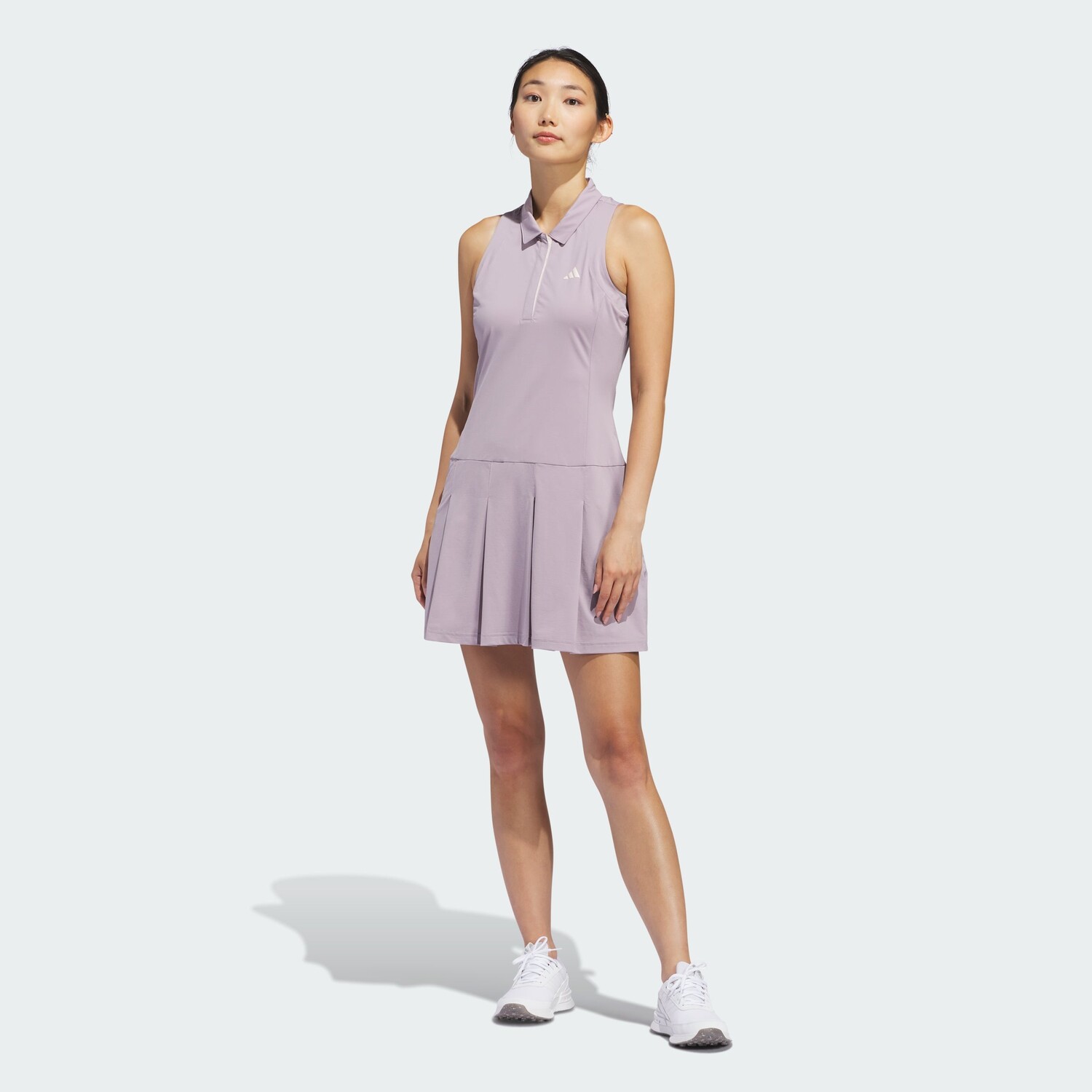 

Женское плиссированное платье adidas Ultimate365 Tour, цвет Preloved Fig