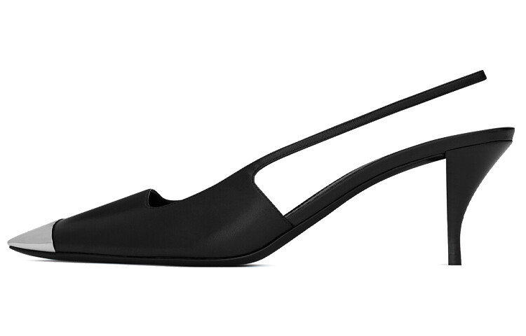 

SAINT LAURENT Wmns Blade Asakuchi Черные туфли на высоком каблуке