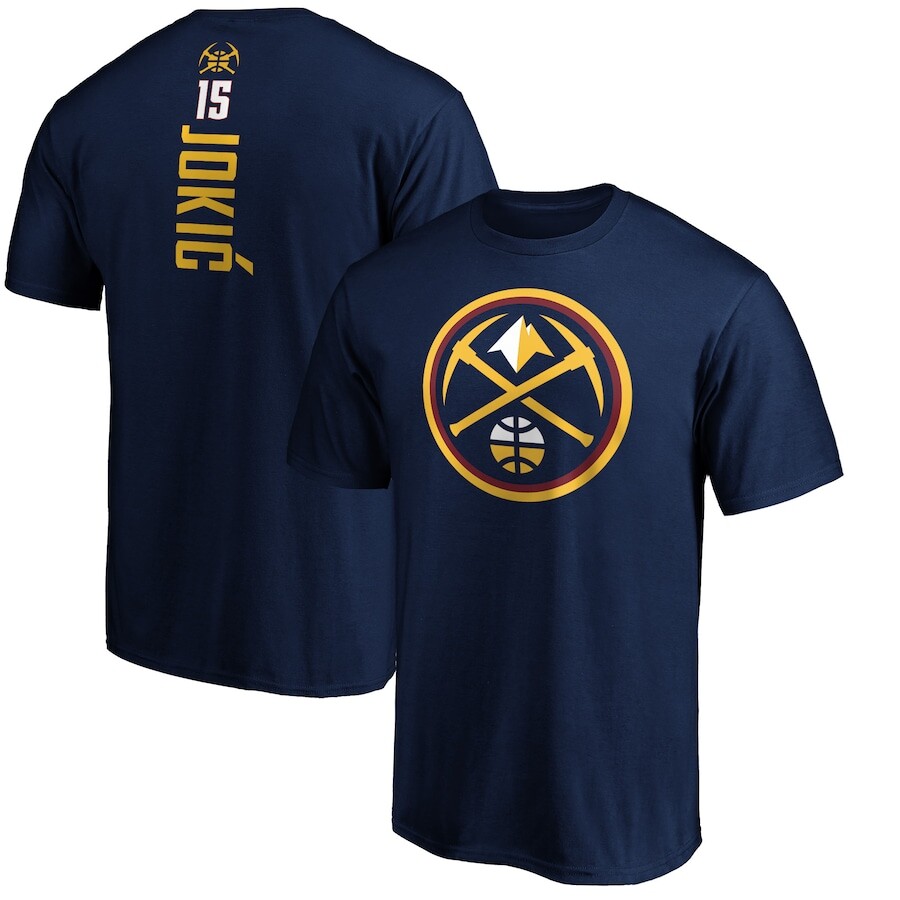 

Футболка с коротким рукавом Fanatics Branded Denver Nuggets, нави