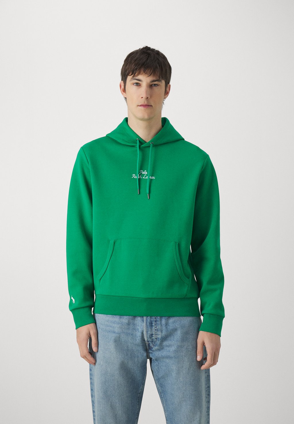 цена Толстовка с капюшоном Hood Long Sleeve Polo Ralph Lauren, цвет kayak green