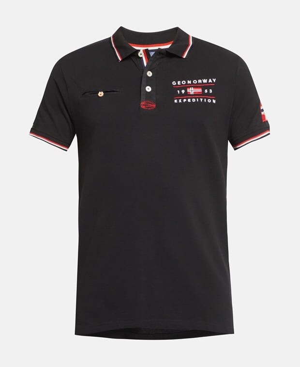 

Рубашка поло Geographical Norway, черный