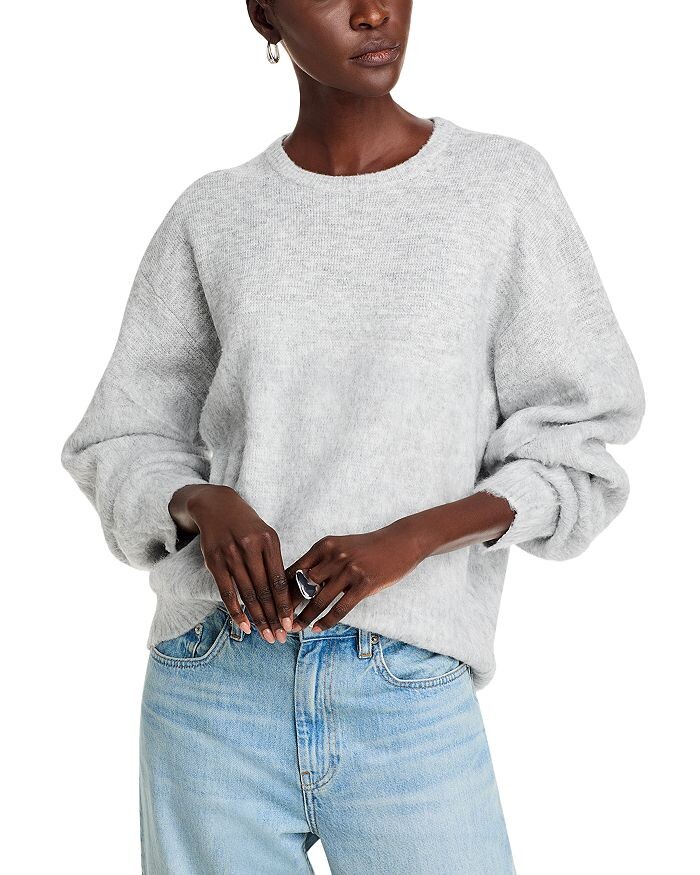 

Свитер Helmut Lang Apex с круглым вырезом, серый
