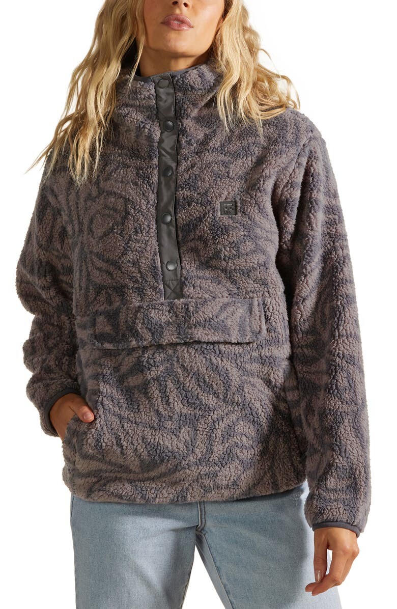 

Пуловер из искусственного меха Switchback BILLABONG, черный