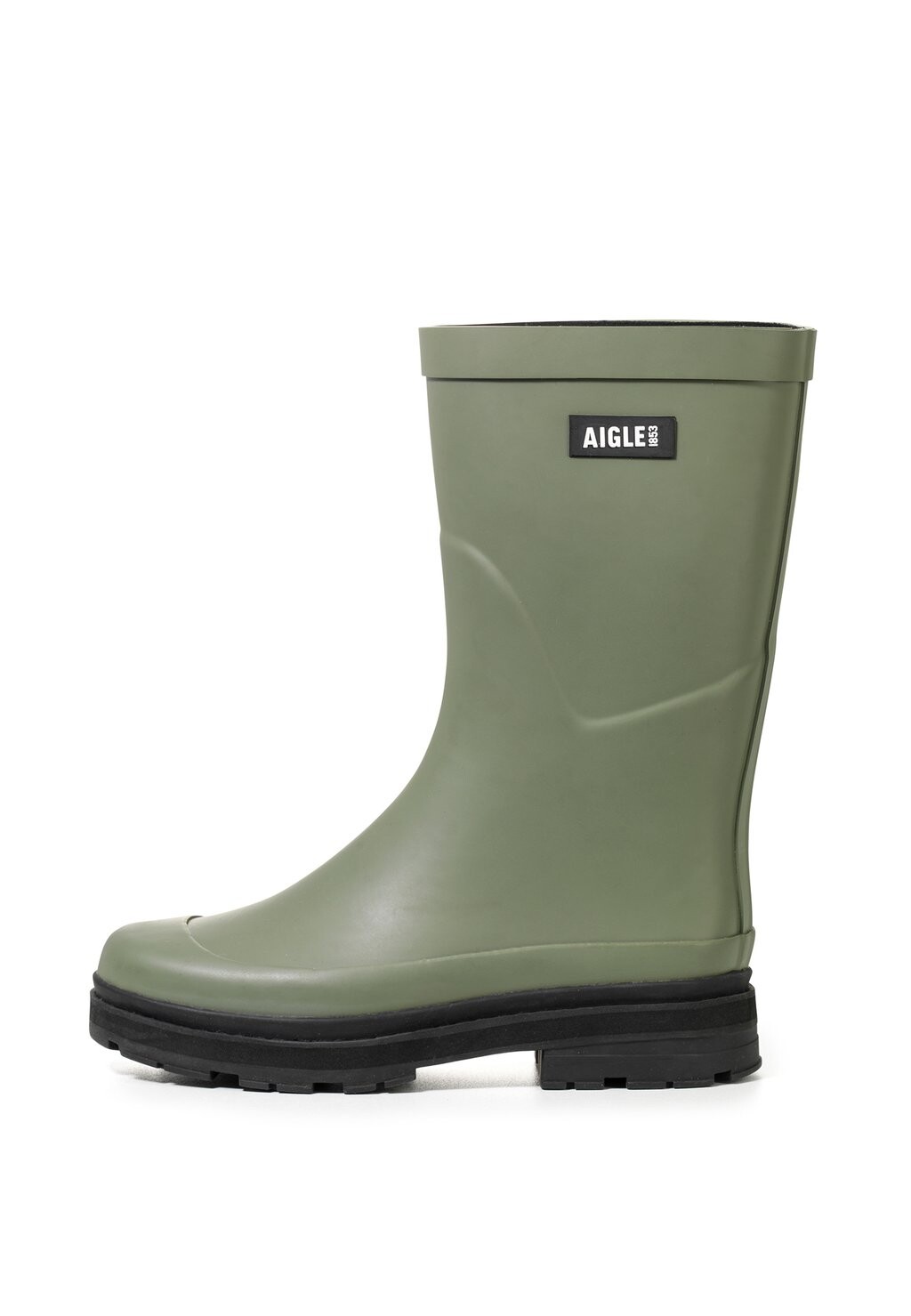 

Сапоги резиновые Mid Rain Aigle, цвет olive oyl