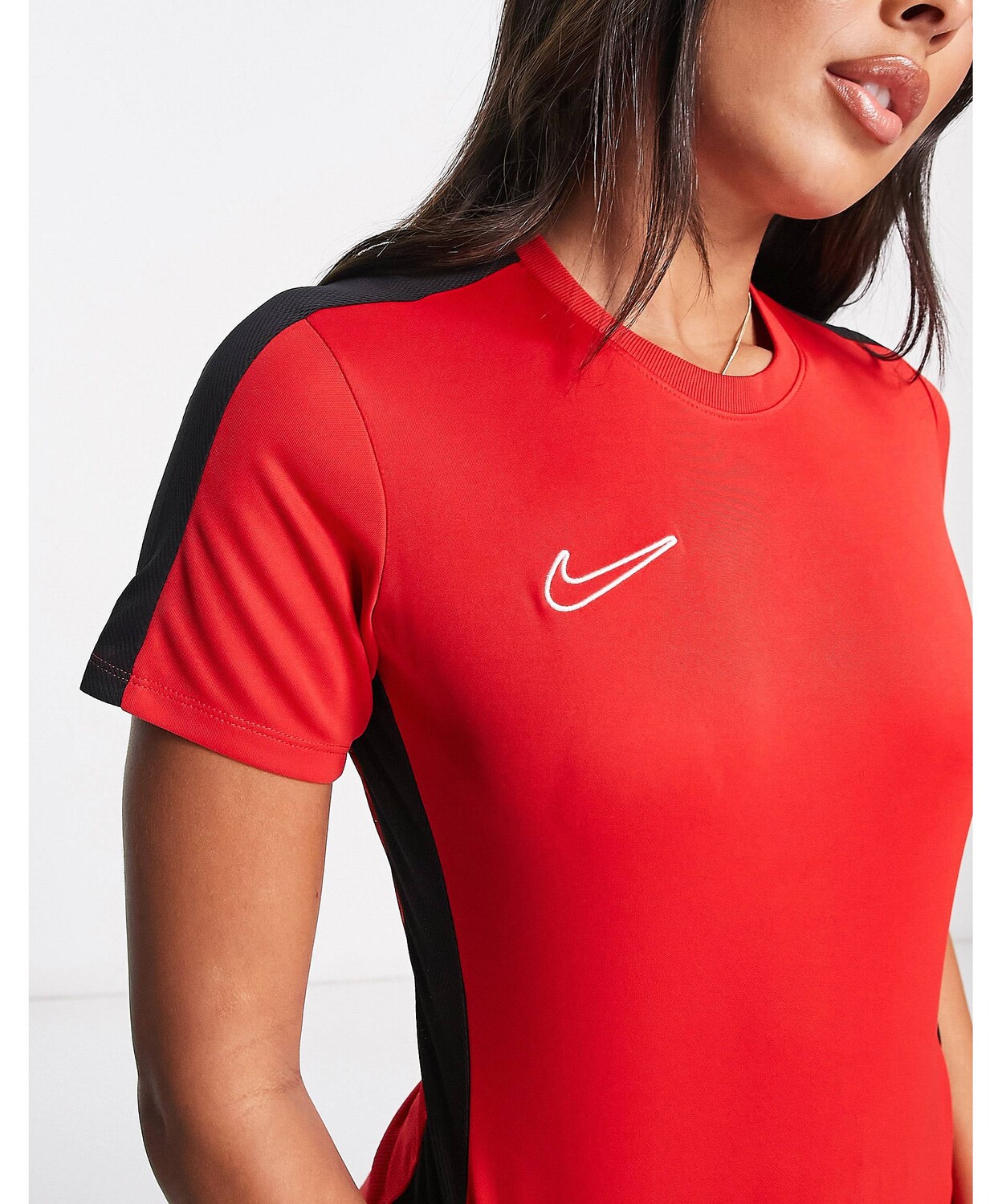 

Красная футболка со вставками свободного кроя Nike Football Academy, Красный