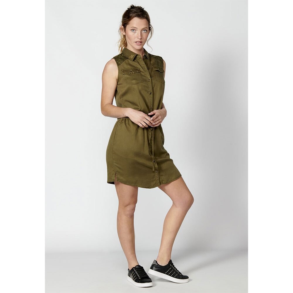 

Платье Koroshi Tight 2312VS53 Short Sleeve, бежевый