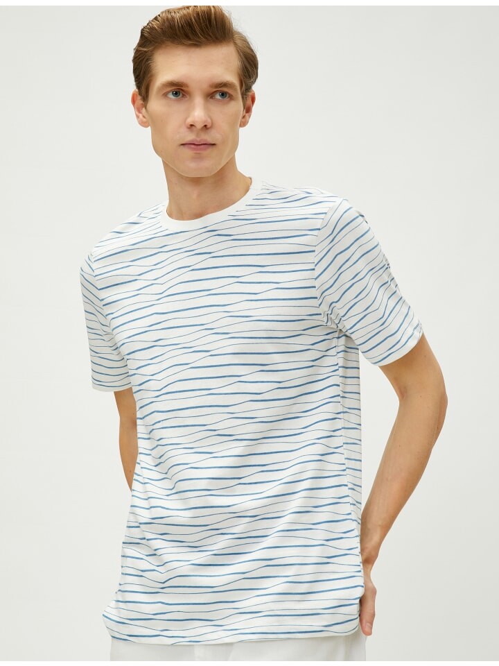 

Футболка KOTON T shirt, цвет blau gemustert