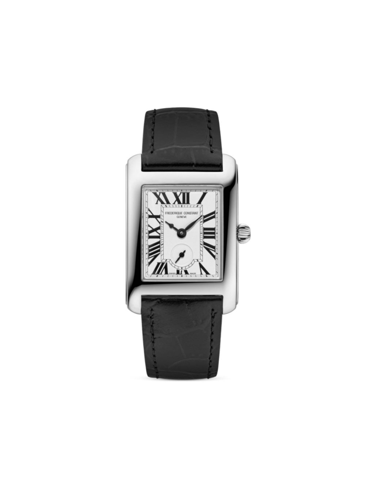 

Наручные часы Classic Carrée Small Seconds 36 мм Frederique Constant, белый