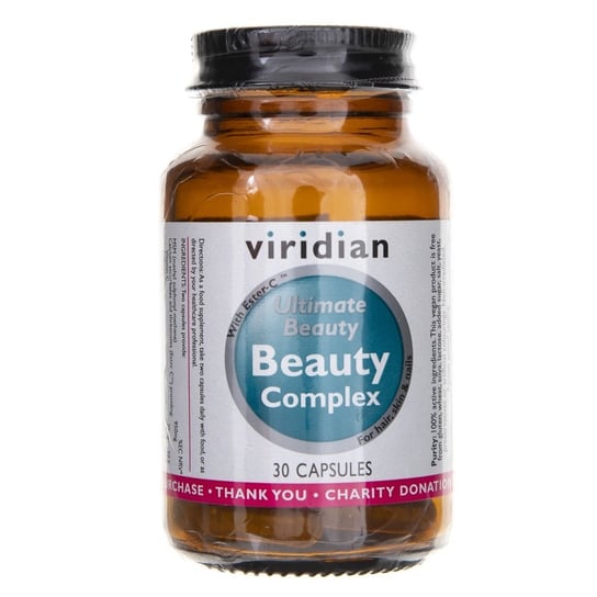 Viridian, Комплекс Ultimate Beauty, 30 капсул viridian комплекс адаптогенов максимальная сила 90 капсул