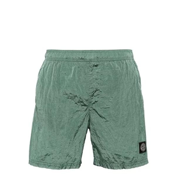 Шорты compass-patch swim shorts Stone Island, синий