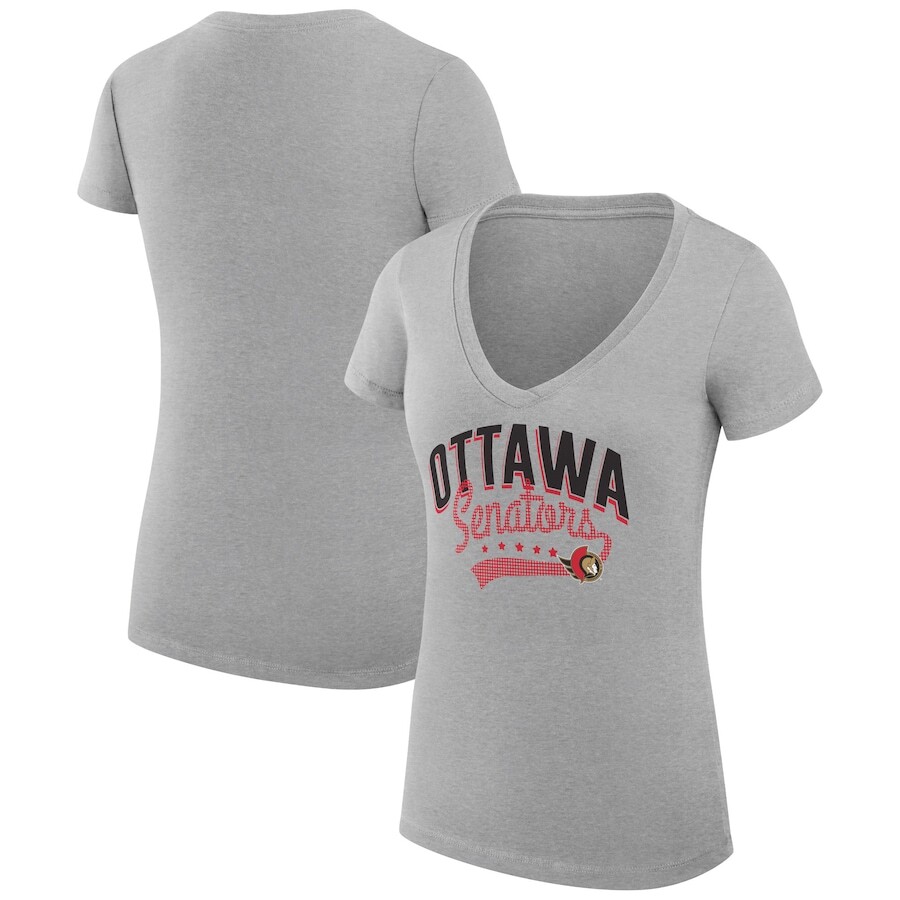 

Футболка с коротким рукавом G-III 4Her by Carl Banks Ottawa Senators, серый