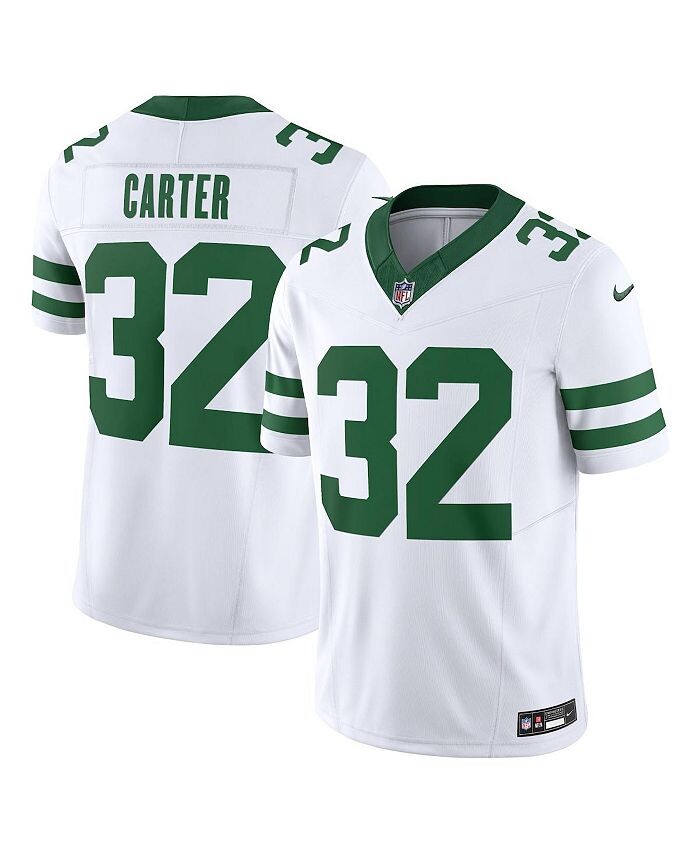 

Мужское белое джерси Michael Carter New York Jets Vapor FUSE Limited Nike, белый