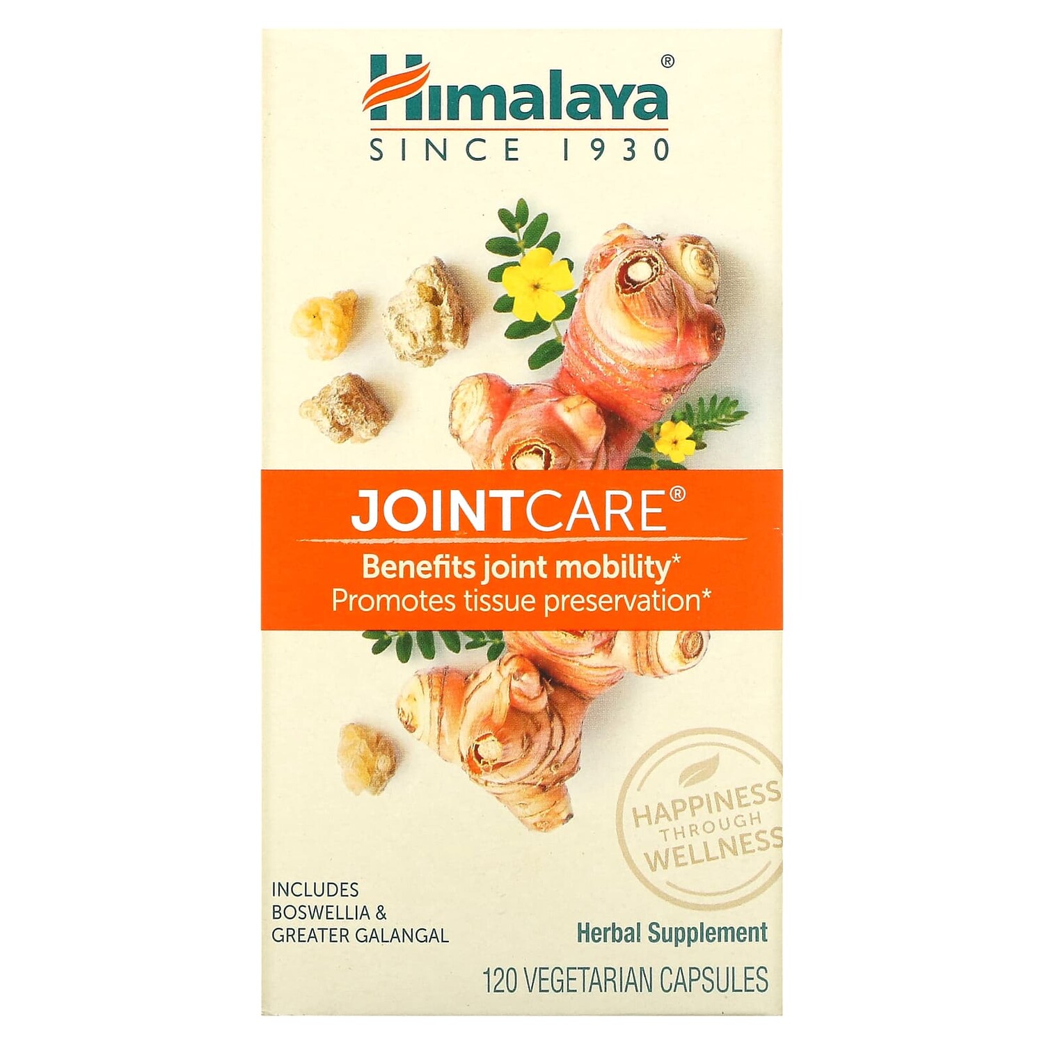 

JointCare, 120 вегетарианских капсул, Himalaya