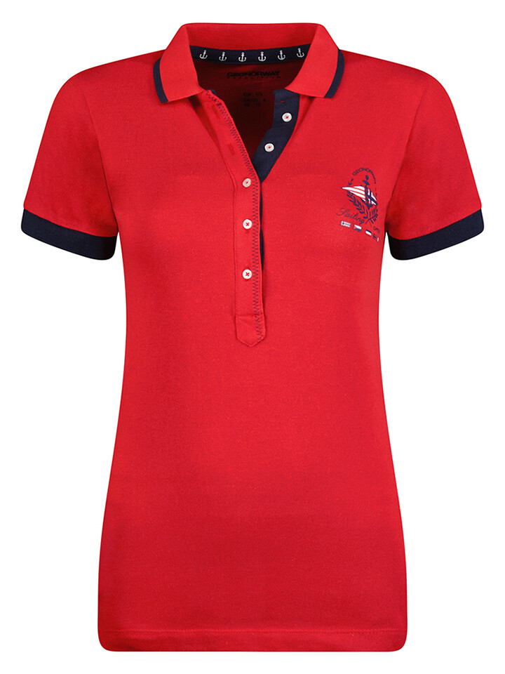 

Поло Geographical Norway, красный