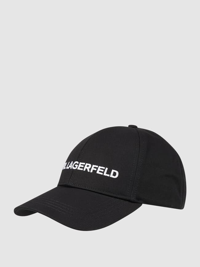 

Кепка из органического хлопка Karl Lagerfeld, черный