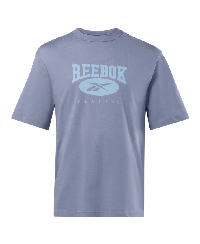 

Футболка с большим логотипом Reebok, фиолетовый