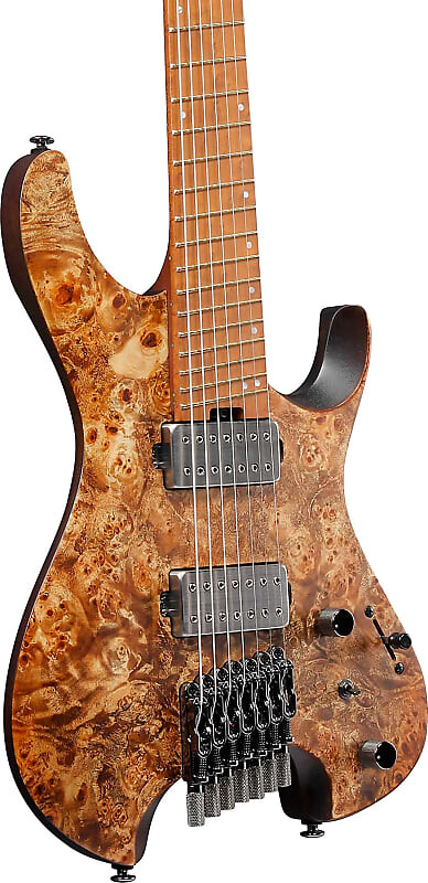 

Электрогитара Ibanez QX527PB 7-String Headless Electric Guitar, Antique Brown Stained w/ Bag