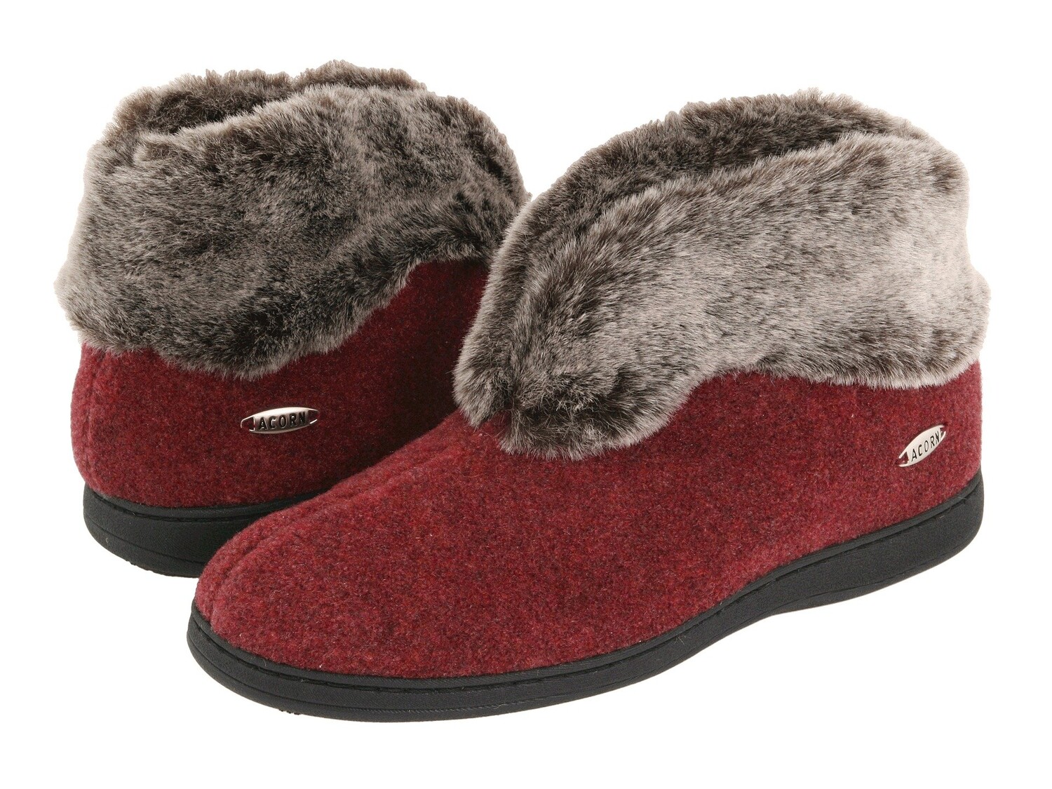 

Домашняя обувь Acorn Faux Chinchilla Bootie II