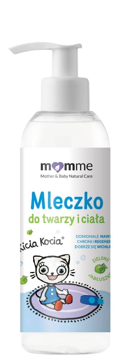 

Momme Kicia Kocia Zielone Jabłuszko крем для лица и тела для детей, 150 ml