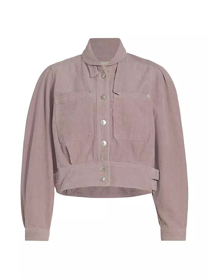

Вельветовый бомбер Rashane Isabel Marant Étoile, цвет lilac