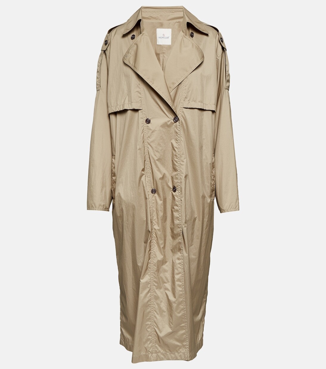 

Плащ deva Moncler, бежевый