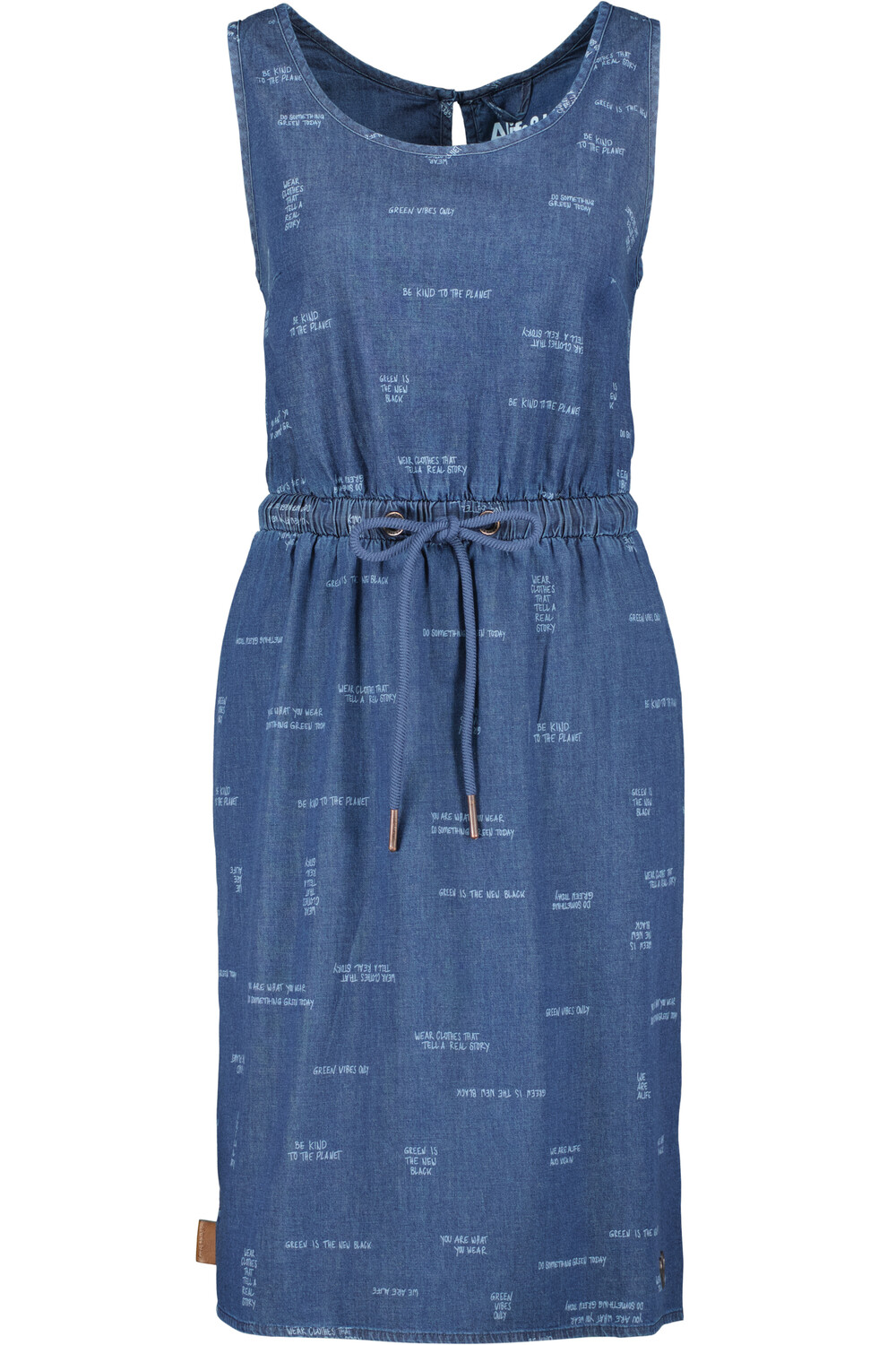 

Платье alife and kickin Jersey, Sommer, Blusen, Mini, Shirt, Strand DojaAK, цвет dark denim