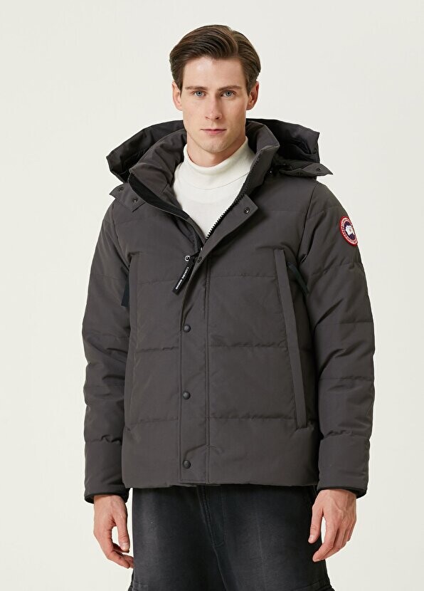 

Темно-серая куртка с капюшоном wyndham Canada Goose, Серый