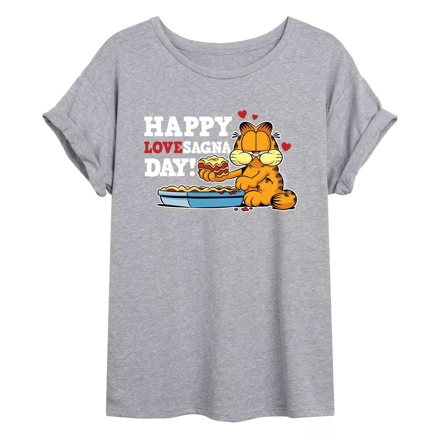 Струящаяся футболка Garfield Lovesagna для юниоров Licensed Character