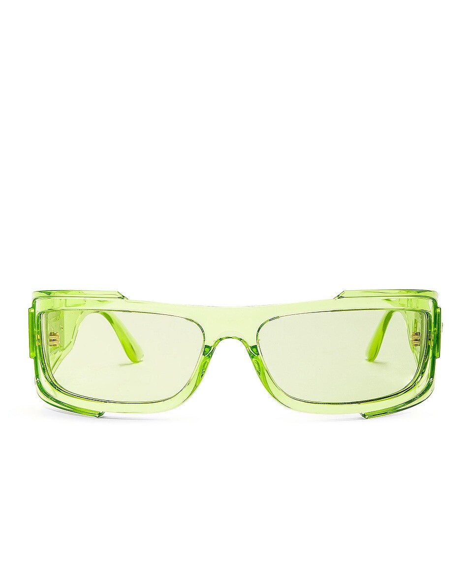

Солнцезащитные очки Versace Rectangular, зеленый