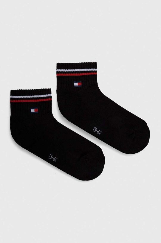 

Носки Tommy Hilfiger, 2 пары Tommy Jeans, черный