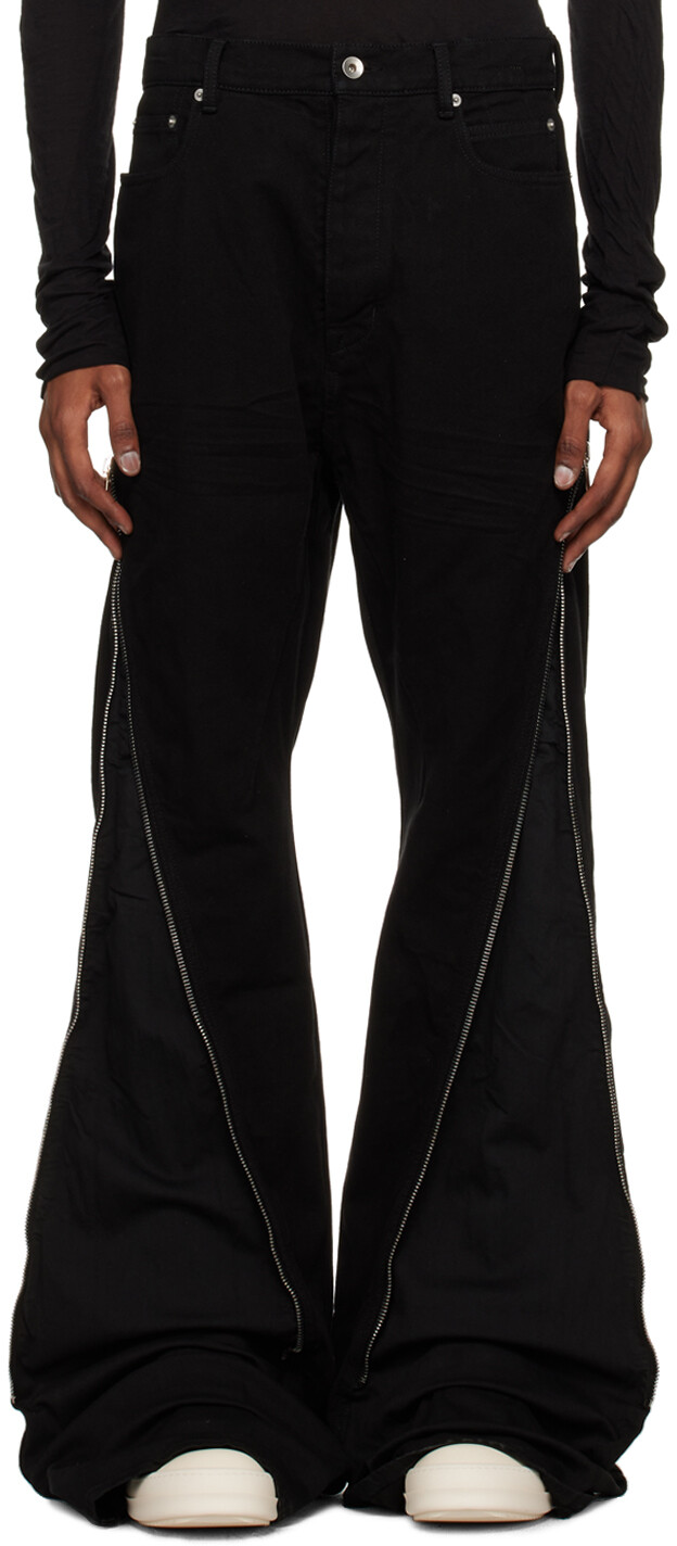 

Черные джинсы-бананы Bolan Rick Owens DRKSHDW