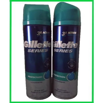 

Гель для бритья серии Gillette с миндальным маслом успокаивает, увлажняет и защищает, 200 мл