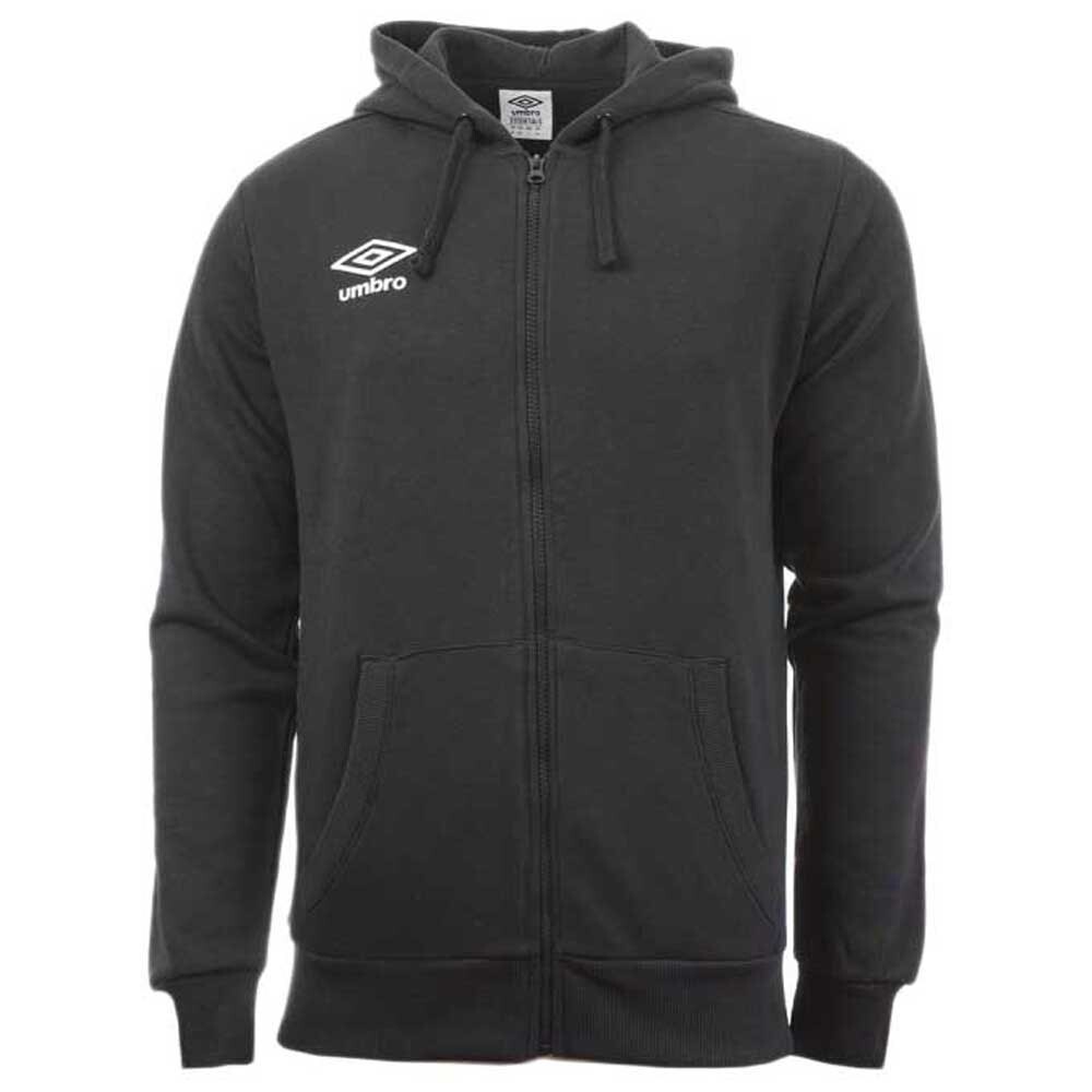 

Толстовка Umbro Small Logo Full Zip, черный