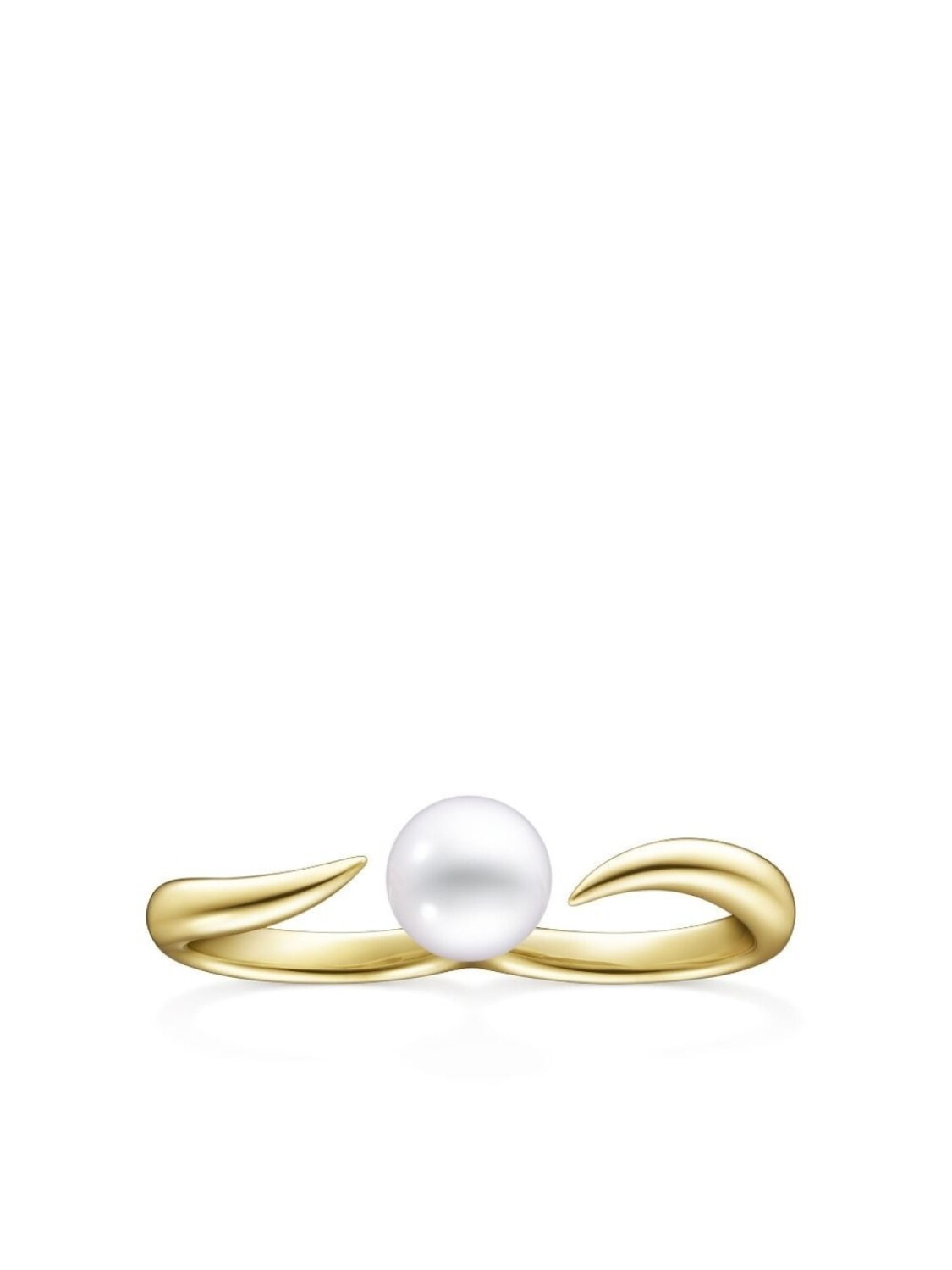 

Кольцо Collection Line Danger Horn из желтого золота с жемчугом TASAKI, золотой