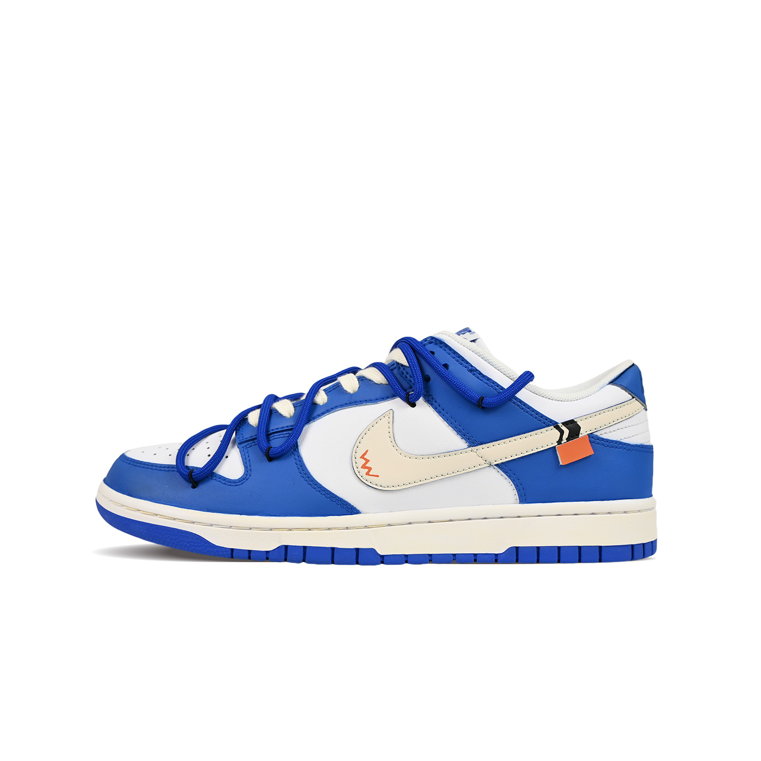 

Кроссовки Nike Dunk Skateboarding Shoes Men Low-top White/blue, синий