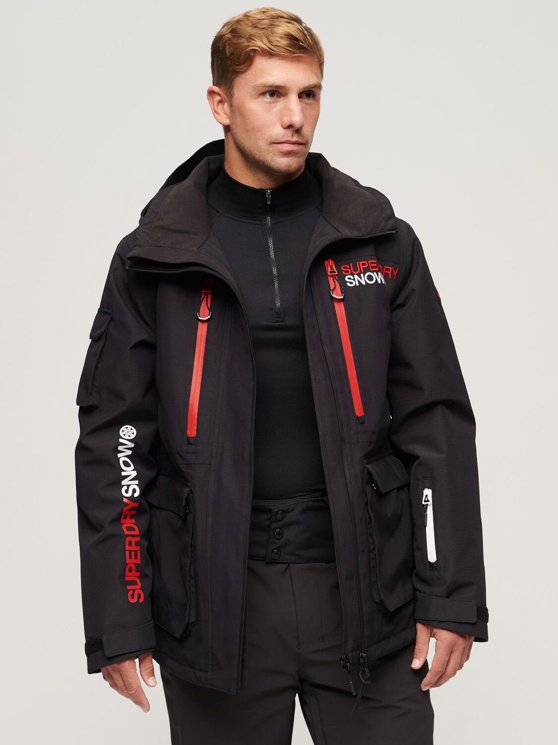 

Лыжная спасательная куртка Ultimate Superdry, черный