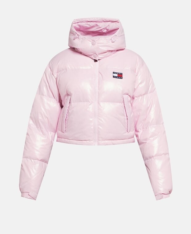 

Пуховик Tommy Hilfiger, розовый