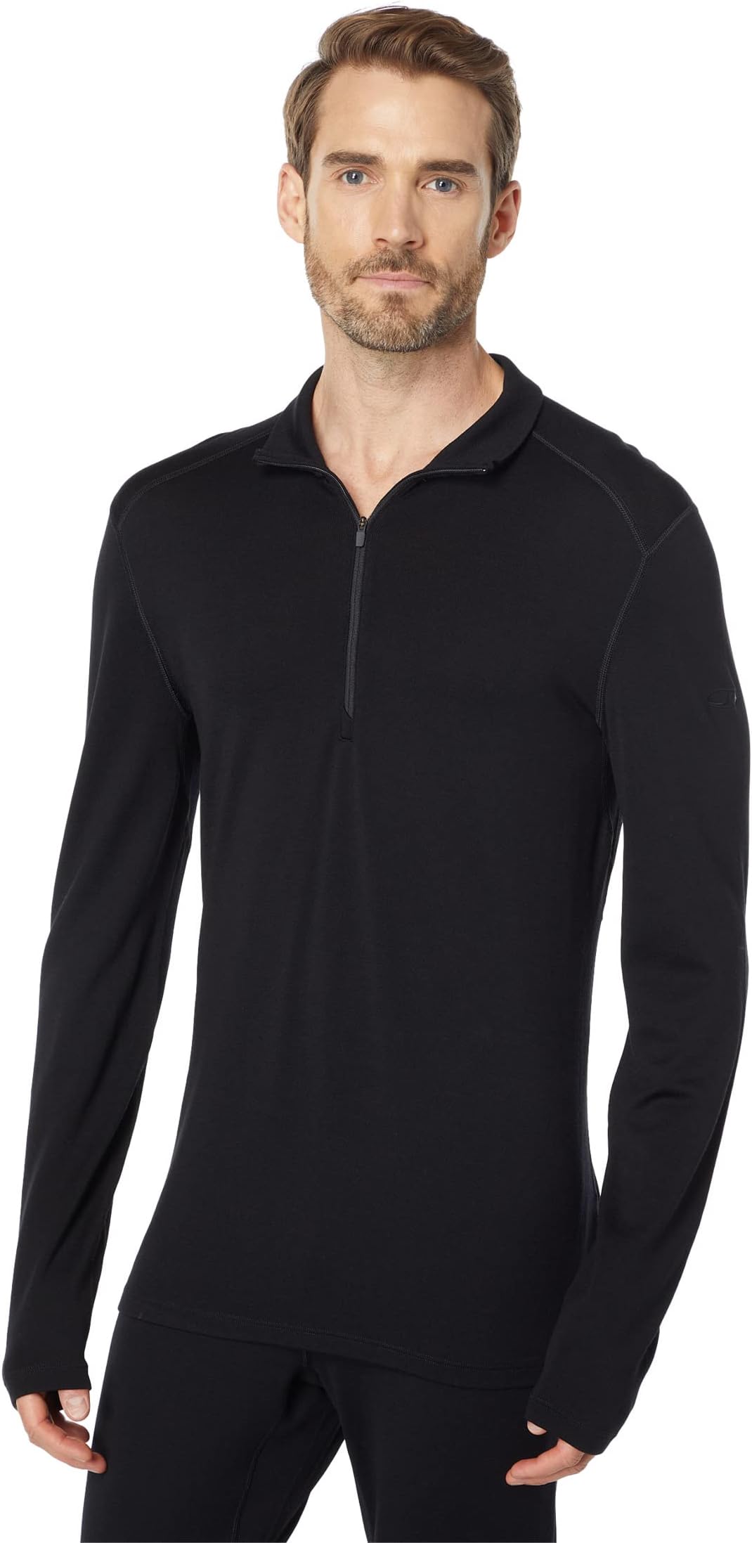 

Лонгслив Icebreaker 260 Tech Merino Base Layer Long Sleeve 1/2 Zip, черный