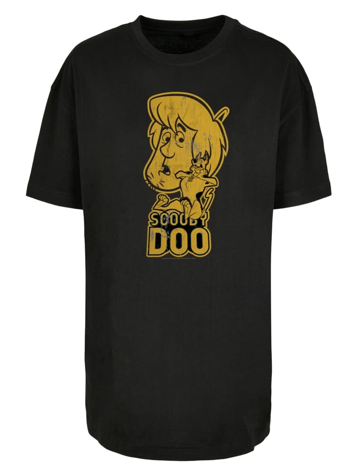 

Футболка F4NT4STIC Oversized Boyfriend Tee Scooby Doo Cartoon Trickfilm Serie And Shaggy, черный