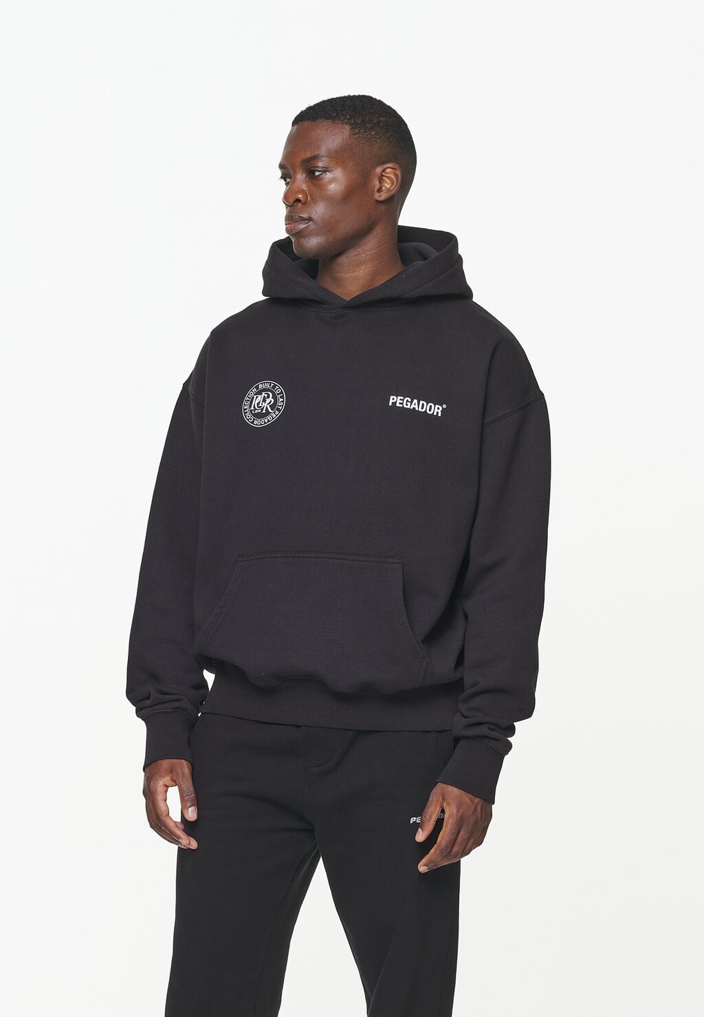 

Толстовка Pegador DIKE OVERSIZED HOODIE, винтажный оникс черный