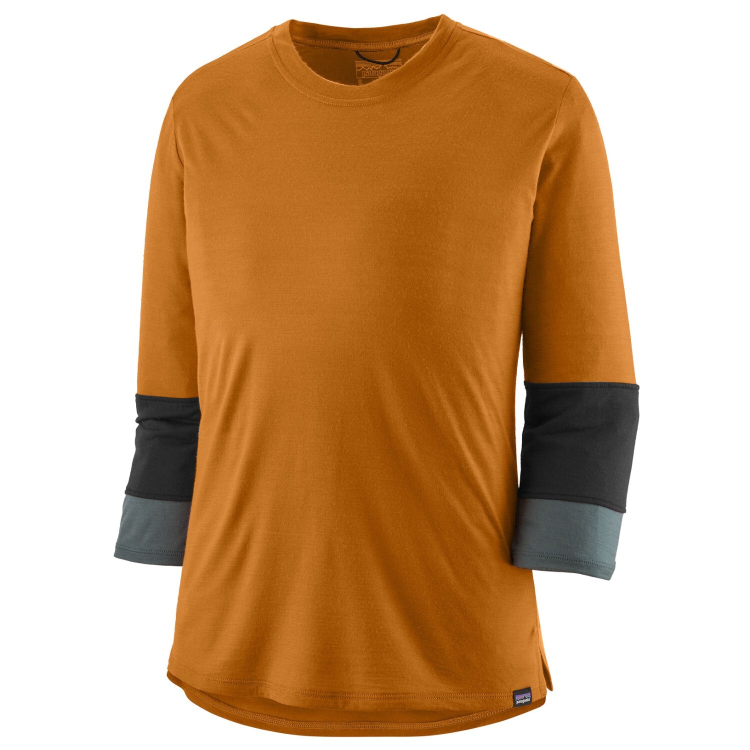 

Рубашка из мериноса Patagonia Women's Merino 3/4 Sleeve Bike Jersey, цвет Golden Caramel